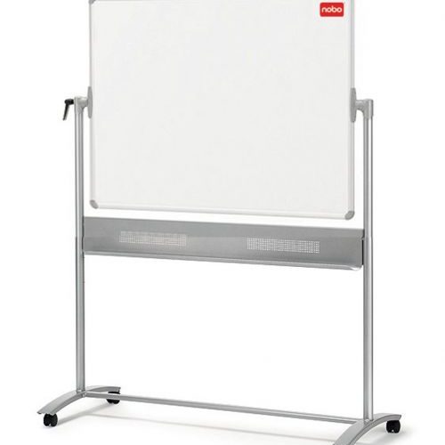 Nobo Mobile Steel Magnetic Horizontal Whiteboard 1200x900mm 1901029 - NB11829