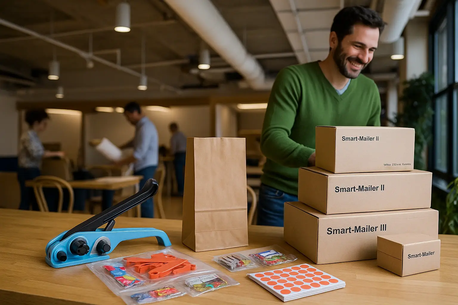 Office supplies and packing materials
