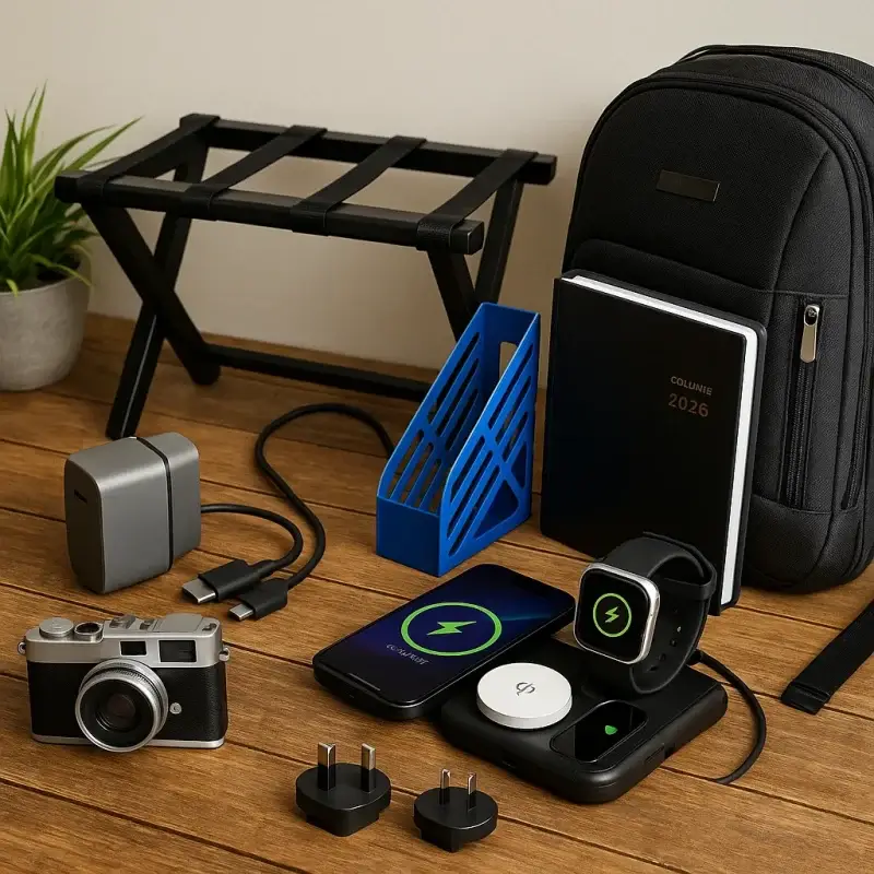 Office essentials for work and travel