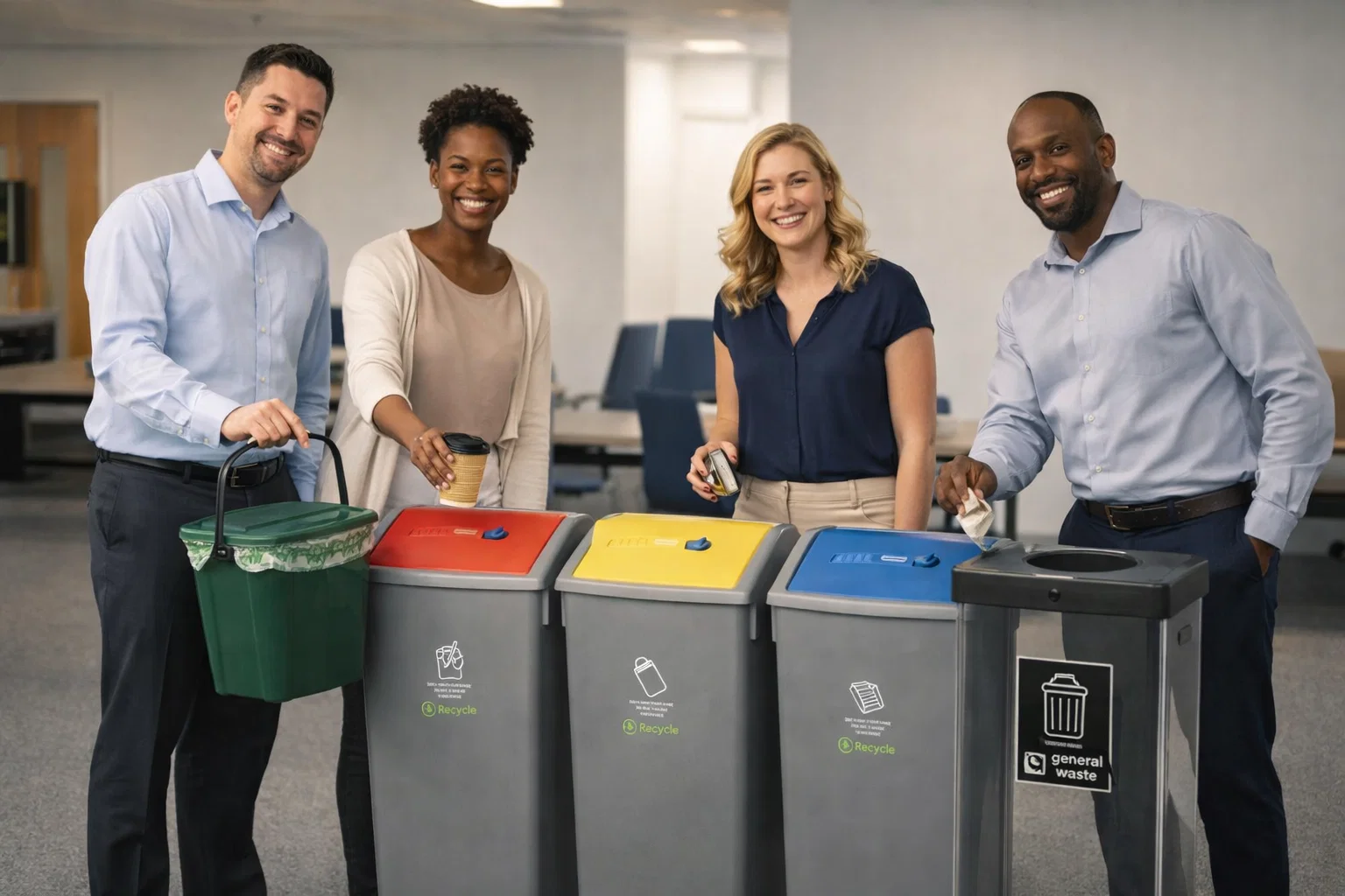 Recycling bins