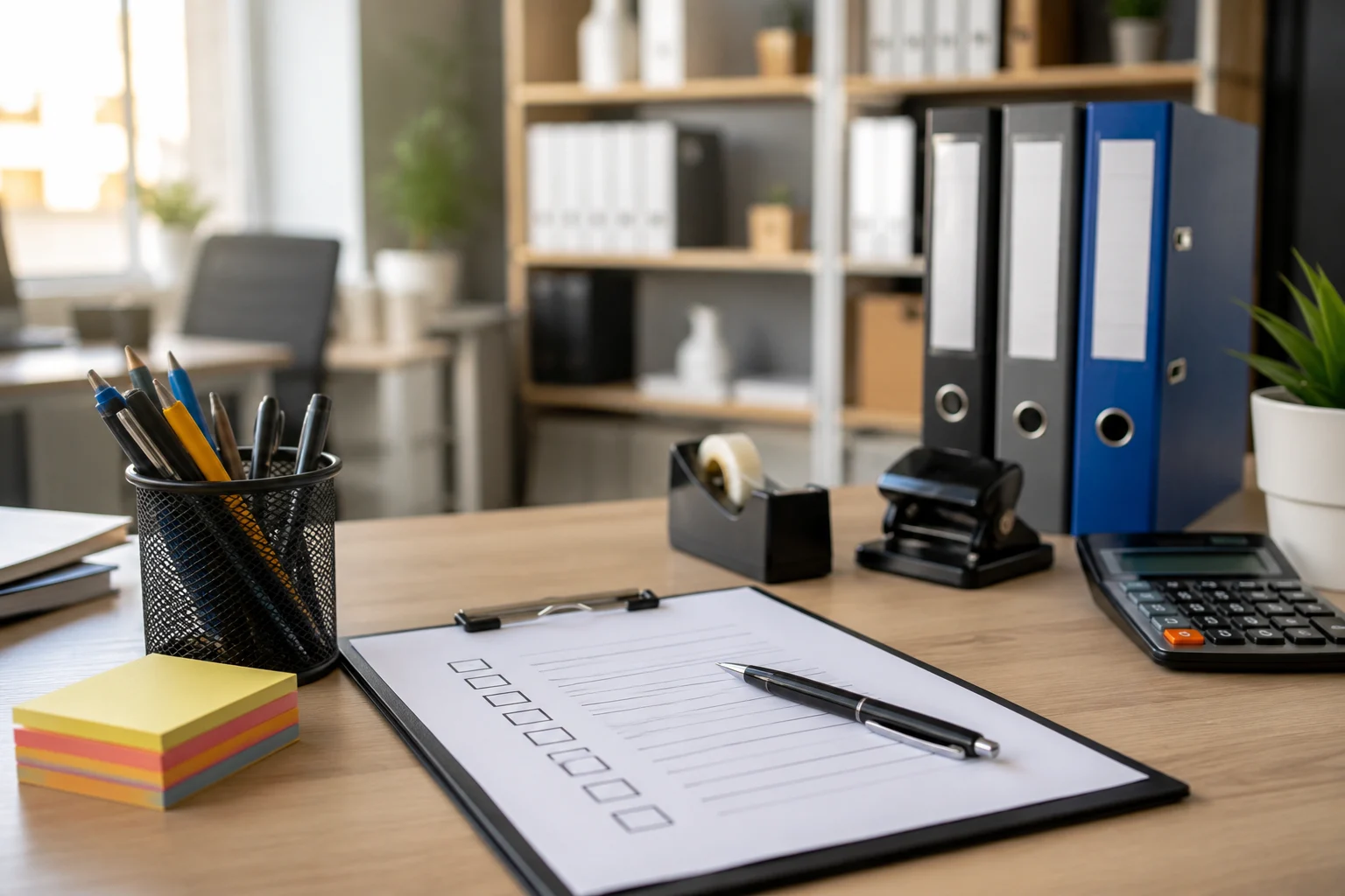 Office Supplies Checklist 